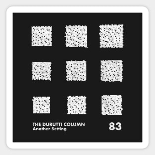 Another Setting / The Durutti Column / Minimal Artwork Tribute Design Magnet